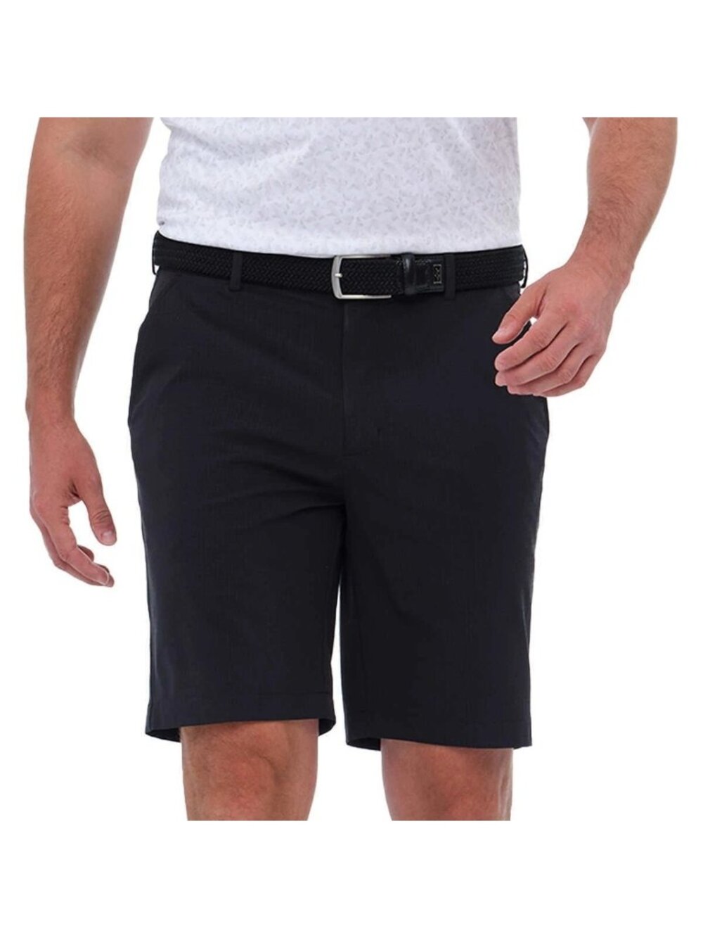 NWOT Greg Norman Men's 36 Nylon Blend Black Stretch Golf Shorts